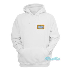 Spongebob Hello Im Normal Name Tag Hoodie 2