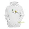 Spongebob and Squidward Krusty Krab Pizza Hoodie