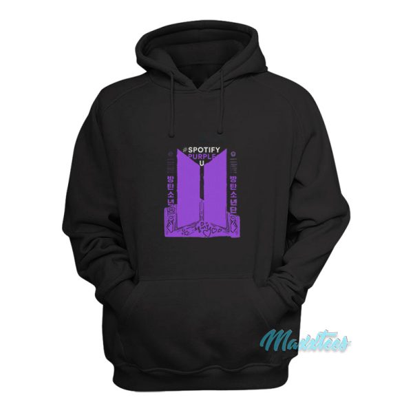 Spotify Purple U BTS Army Hoodie