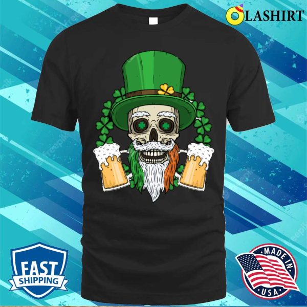 St Patricks Day Irish Drinking, Funny St Patrick Irish Drinking Beer T-shirt