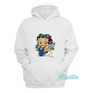 St Thomas USVI Betty Boop Beach Hoodie 2