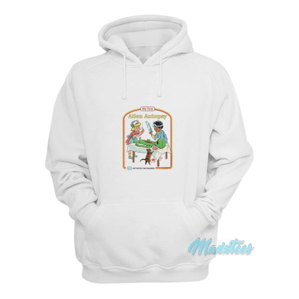 Steven Rhodes My First Alien Autopsy Hoodie