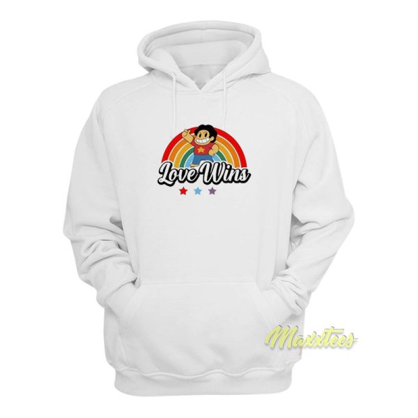 Steven Universe Love Wins Rainbow Hoodie