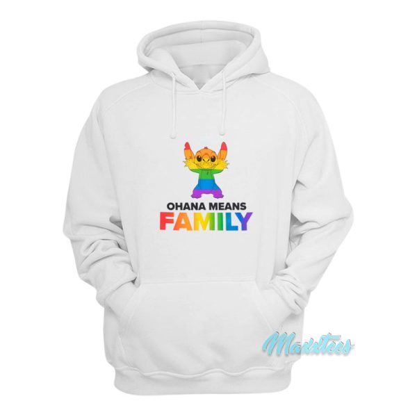 Stitch Ohana Means Family Pride Hoodie