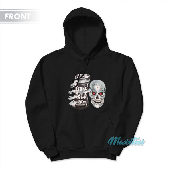 Stone Cold 100 Pure Whoop-Ass Skull Hoodie