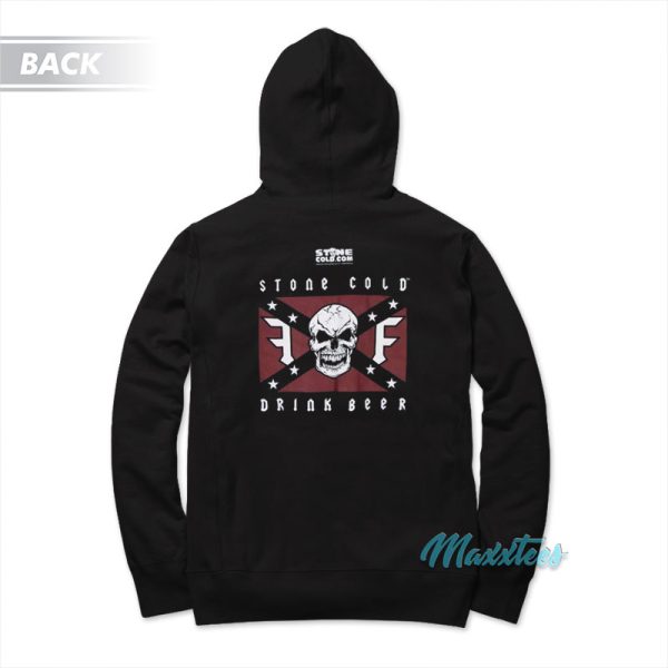 Stone Cold Steve Austin Drink Beer Skull Hoodie