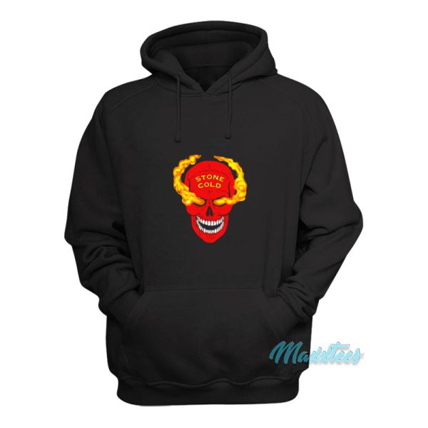 Stone Cold Steve Austin Red Skull Hoodie