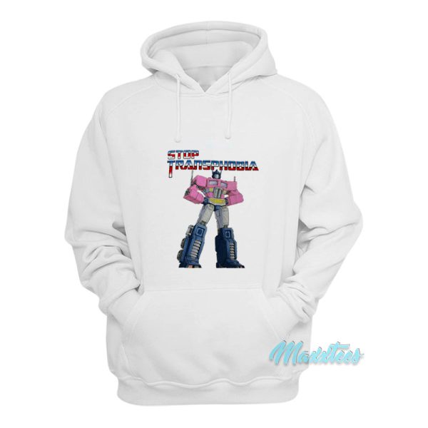 Stop Transphobia Transformers Hoodie