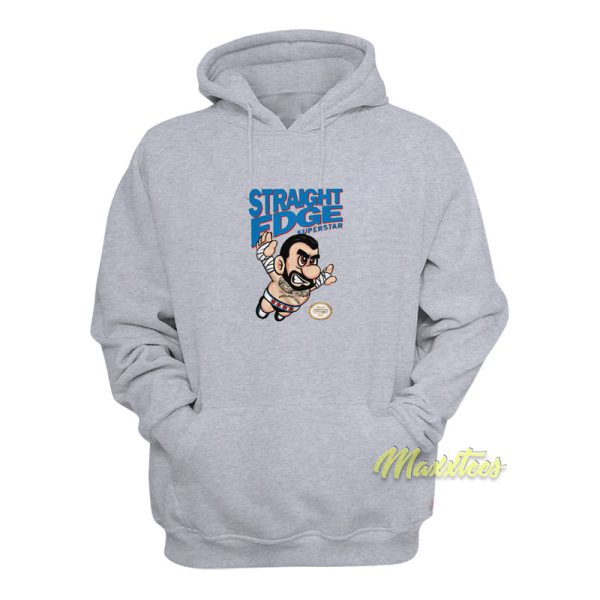 Straight Edge Superstar CM Punk Super Mario Hoodie