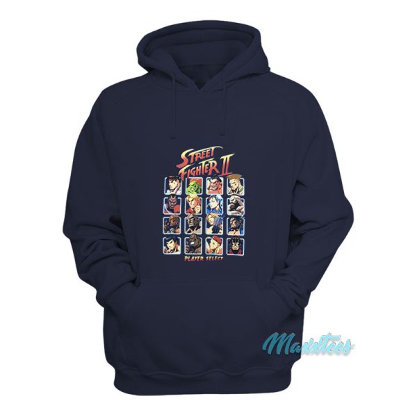 Street Fighter 2 Player Select Hoodie