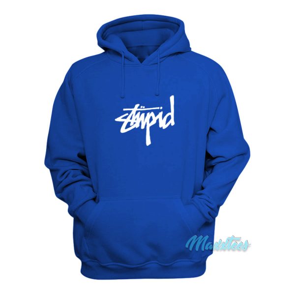 Stupid Stussy Parody Hoodie