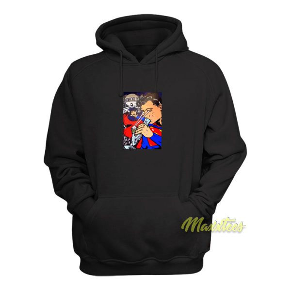 Superman Smoking Weed Hoodie