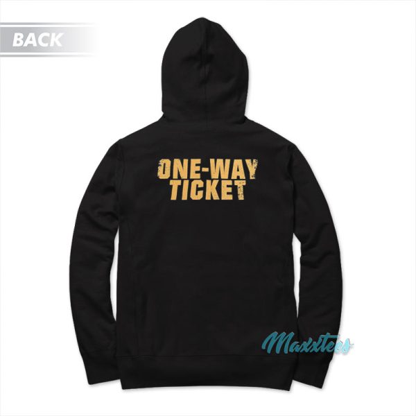 Suplex City Green Bay Wi One-Way Ticket Hoodie