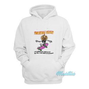 Sweating Sucks Pumpkin Skateboard Hoodie 1