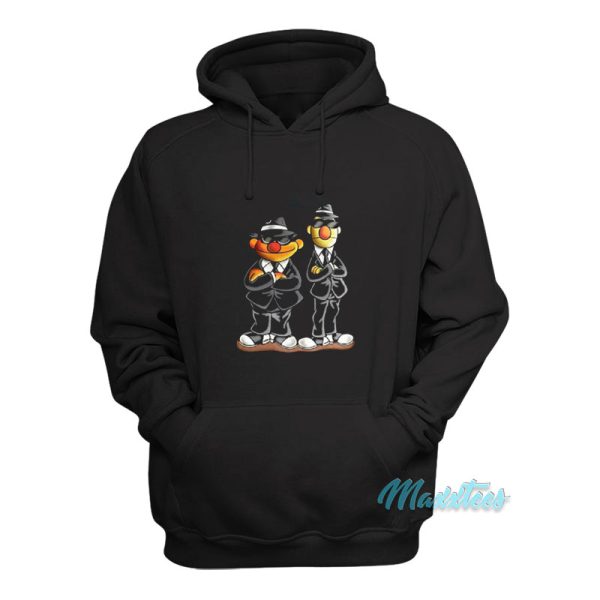 Taehyung Bert And Ernie Blues Brothers Hoodie