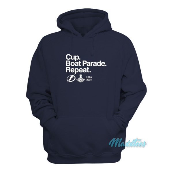 Tampa Bay Lightning Cup Boat Parade Repeat Hoodie