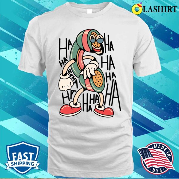 Telephone T-shirt, Vintage Funny Laughing Telephone T-shirt