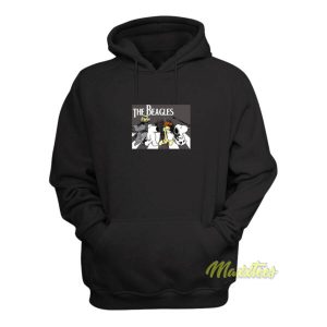 The Beagles Peanuts In Abbey Road The Beatles Hoodie 2