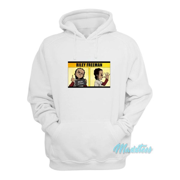 The Boondocks Riley Freeman Mugshot Hoodie