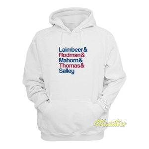 The Detroit Bad Boys 89 Basketball Hoodie 2