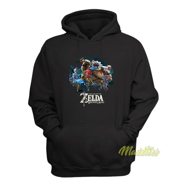 The Legend of Zelda Breath of The Wild Characters Hoodie