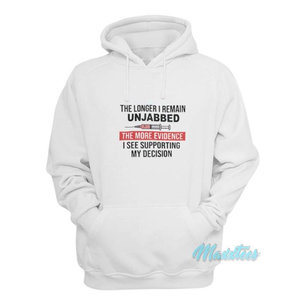 The Longer I Remain Unjabbed Hoodie