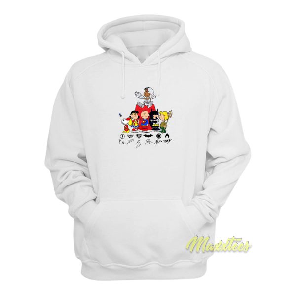 The Peanuts Character Snyder Cut Signatures Hoodie