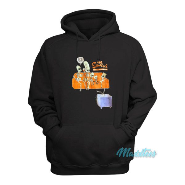 The Simpsons Halloween Skeleton Family Hoodie