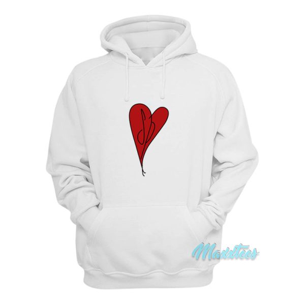 The Smashing Pumpkins Distressed Heart Hoodie