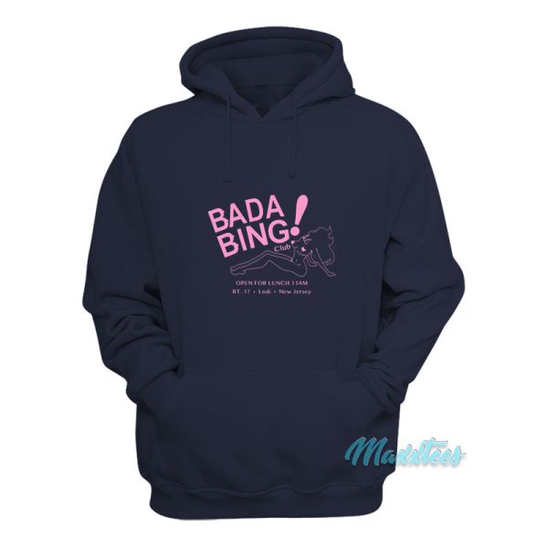 The Sopranos Bada Bing Club Lodi New Jersey Hoodie