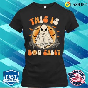 This Is Boo Sheet Ghost Retro Halloween Costume Funny Shirt 2