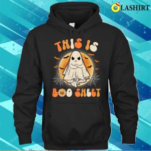This Is Boo Sheet Ghost Retro Halloween Costume Funny Shirt 3
