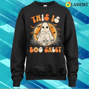 This Is Boo Sheet Ghost Retro Halloween Costume Funny Shirt 4