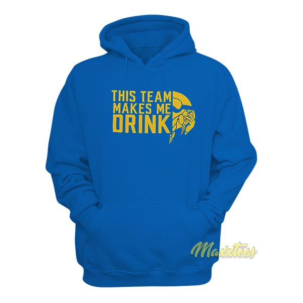 This Team Makes Me Drink Viking Hoodie