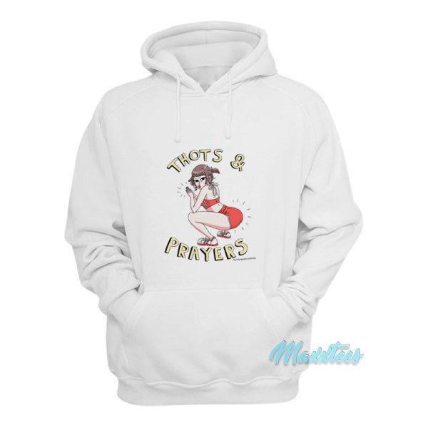 Thots And Prayers Plamondon Comics Hoodie