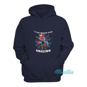 Tis The Season To Be Amazing Spider Man Hoodie 1