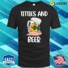 Titties And Beer Funny Beer Gift T-shirt