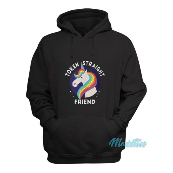 Token Straight Friend Unicorn Pride Month Hoodie