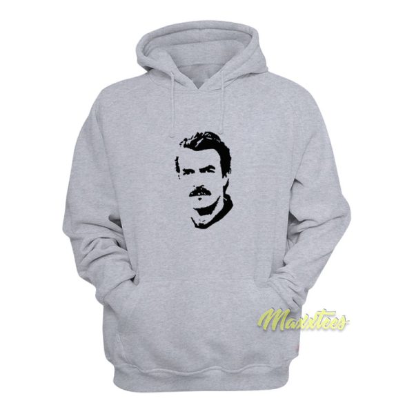 Tom Selleck Mustache Hoodie