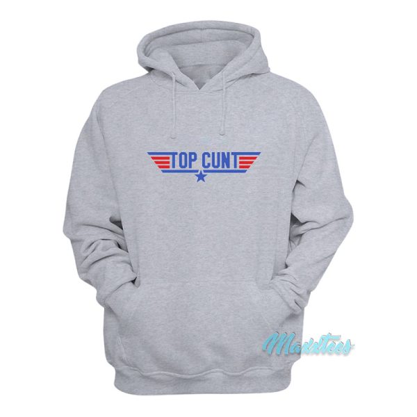 Top Cunt Top Gun Logo Hoodie