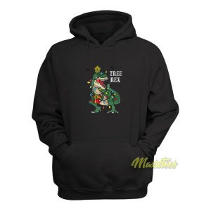 Tree Rex Christmas Hoodie 1