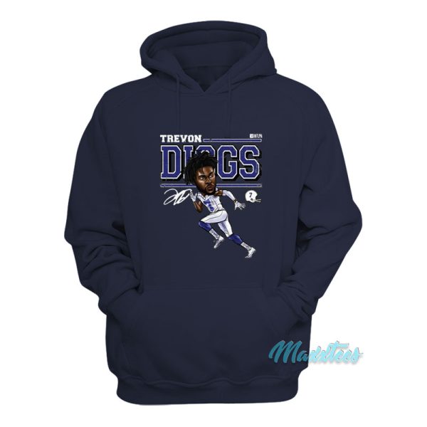 Trevon Diggs Dallas Cartoon Hoodie