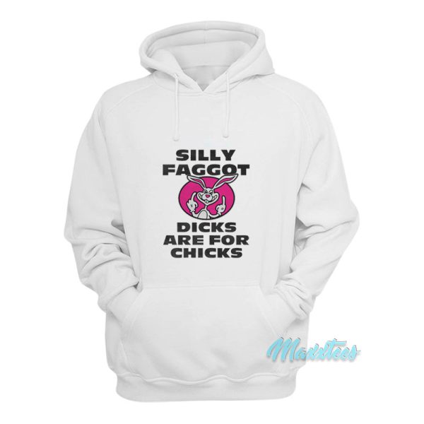 Trix Rabbit Silly Faggot Dicks Are For Chicks Hoodie