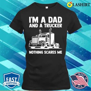 Trucker Big Rig Semitrailer Truck Driver Funny Trucker Premium T shirt 2