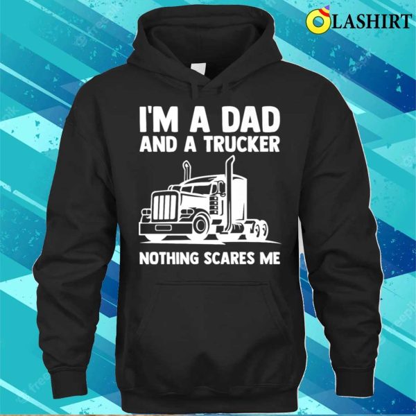 Trucker Big Rig Semitrailer Truck Driver Funny Trucker Premium T-shirt