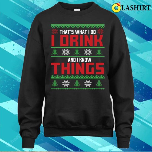 Ugly Christmas Sweater Funny T-shirt, Ugly Christmas Sweater Funny T-shirt