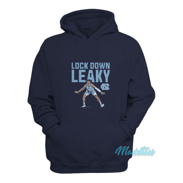 Unc Basketball Lock Down Leaky Hoodie