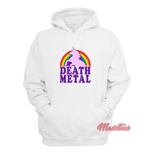 Unicorn Rainbow Death Metal Hoodie 2