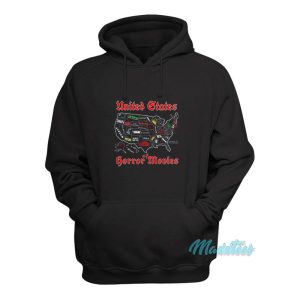 United States Of Horror Movies Map Hoodie 1