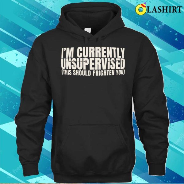 Unsupervised T-shirt, I’m Currently Unsupervised Funny T-shirt